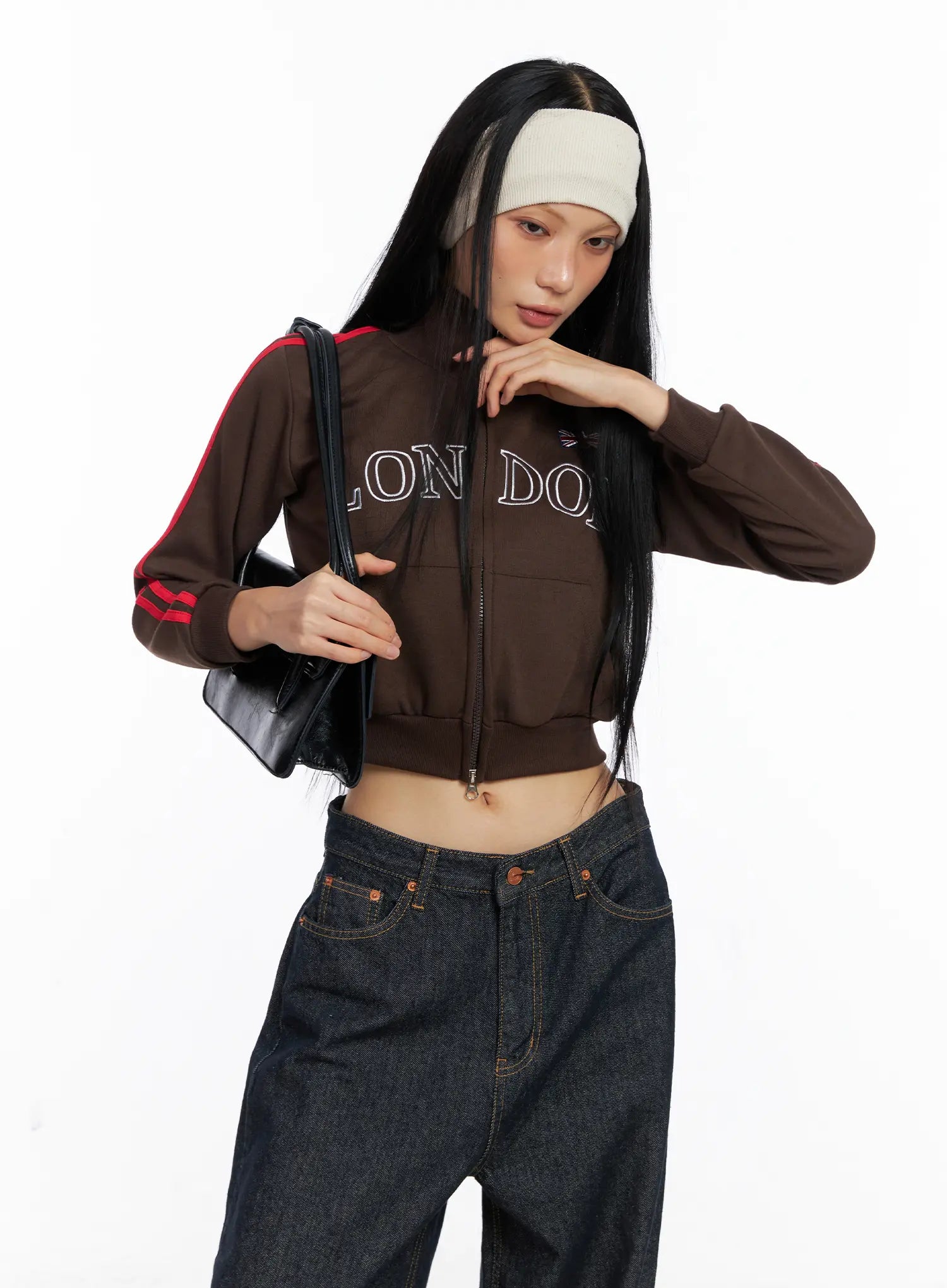 London Sporty Cropped Track Jacket CS511