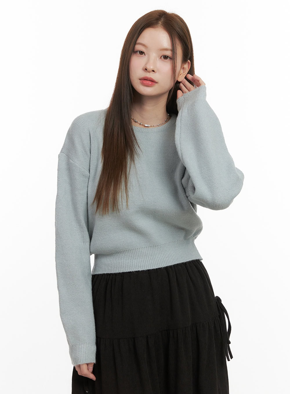 CozyChic Solid Knit Sweater OD417