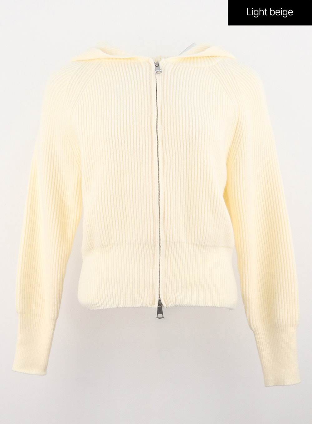 Hoodie Zip-Up Knit Sweater OS305