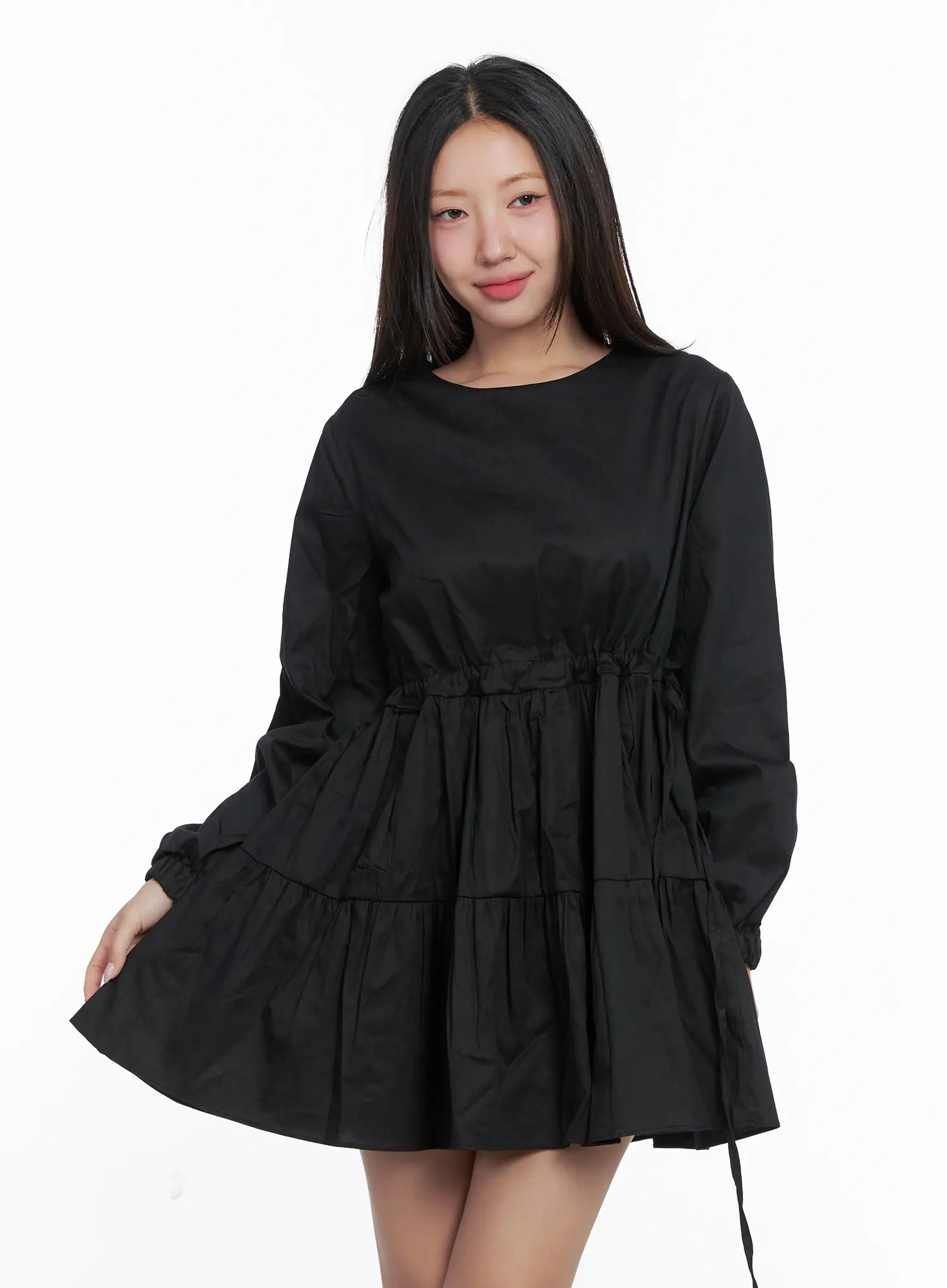 Romantic Ruffled Mini Dress CS503