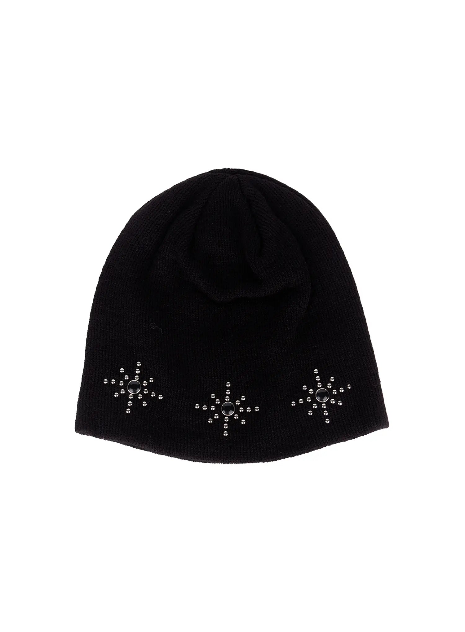 Boho Studded Ribbed Beanie CS503