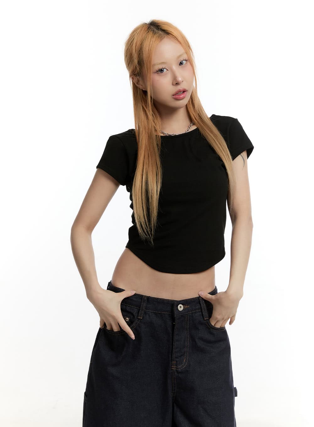 Essential Backless Crop Top CY501