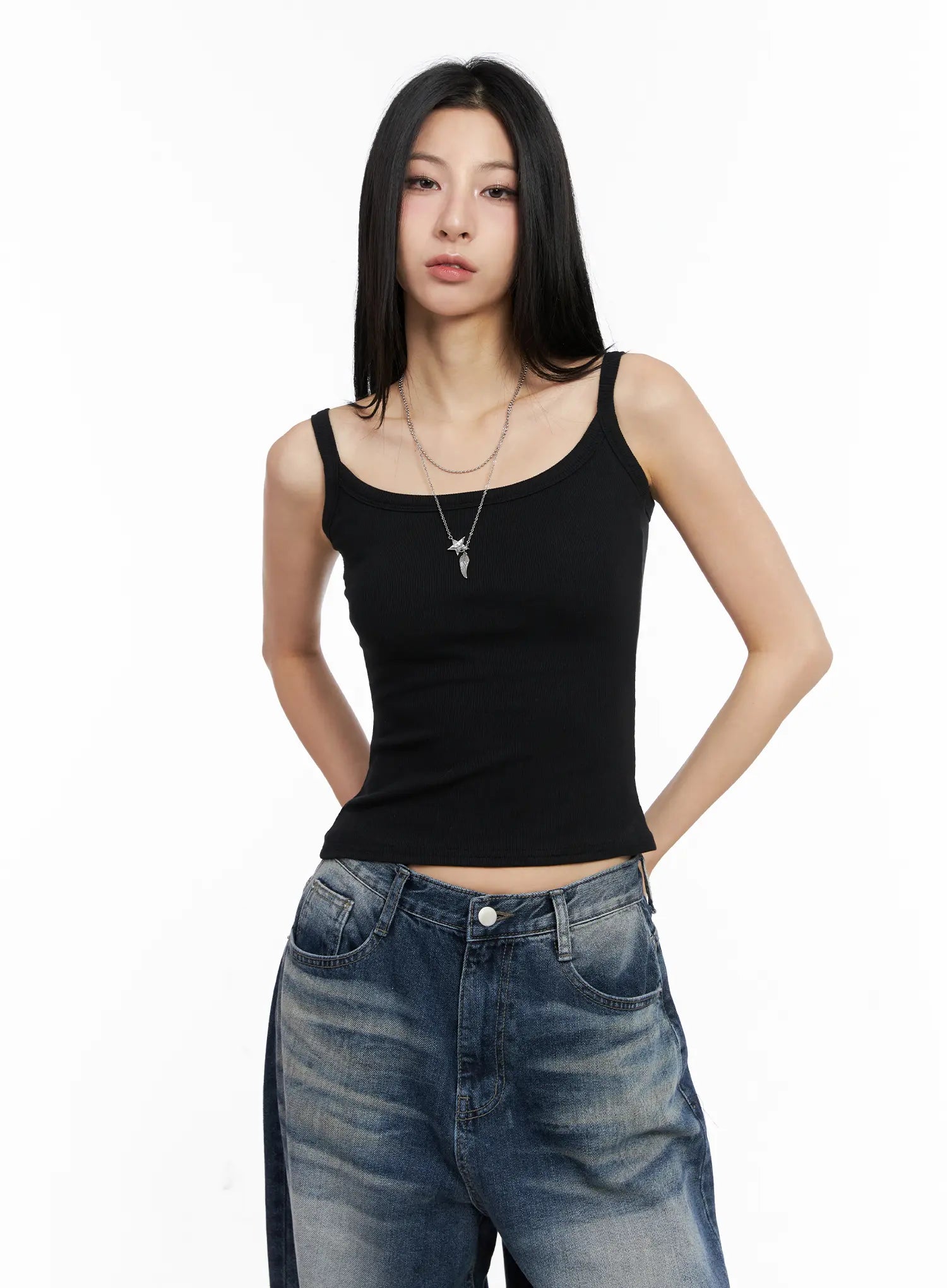 Basic Ribbed Tank Top CC1109