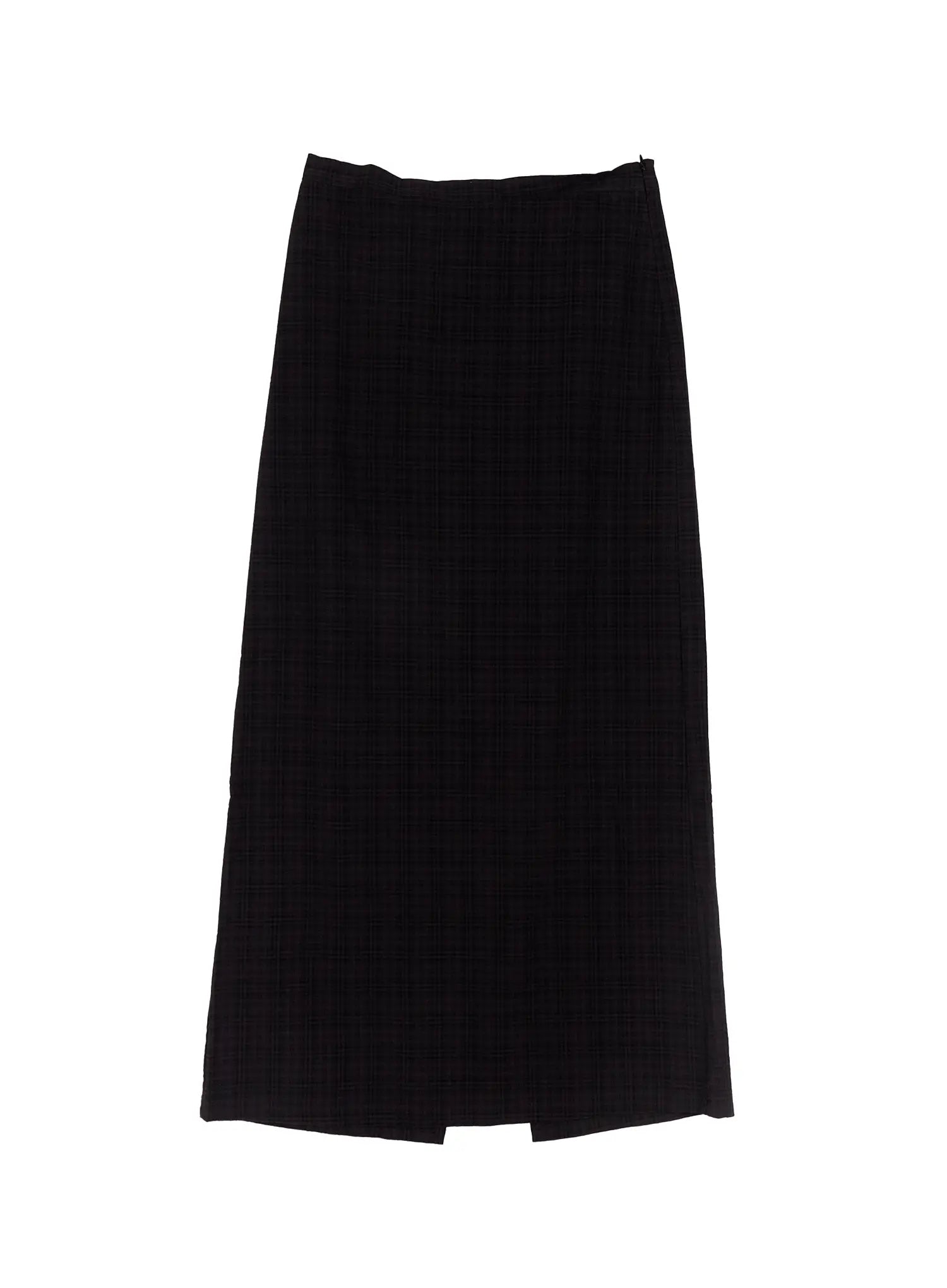 Plaid Maxi Skirt CC1809