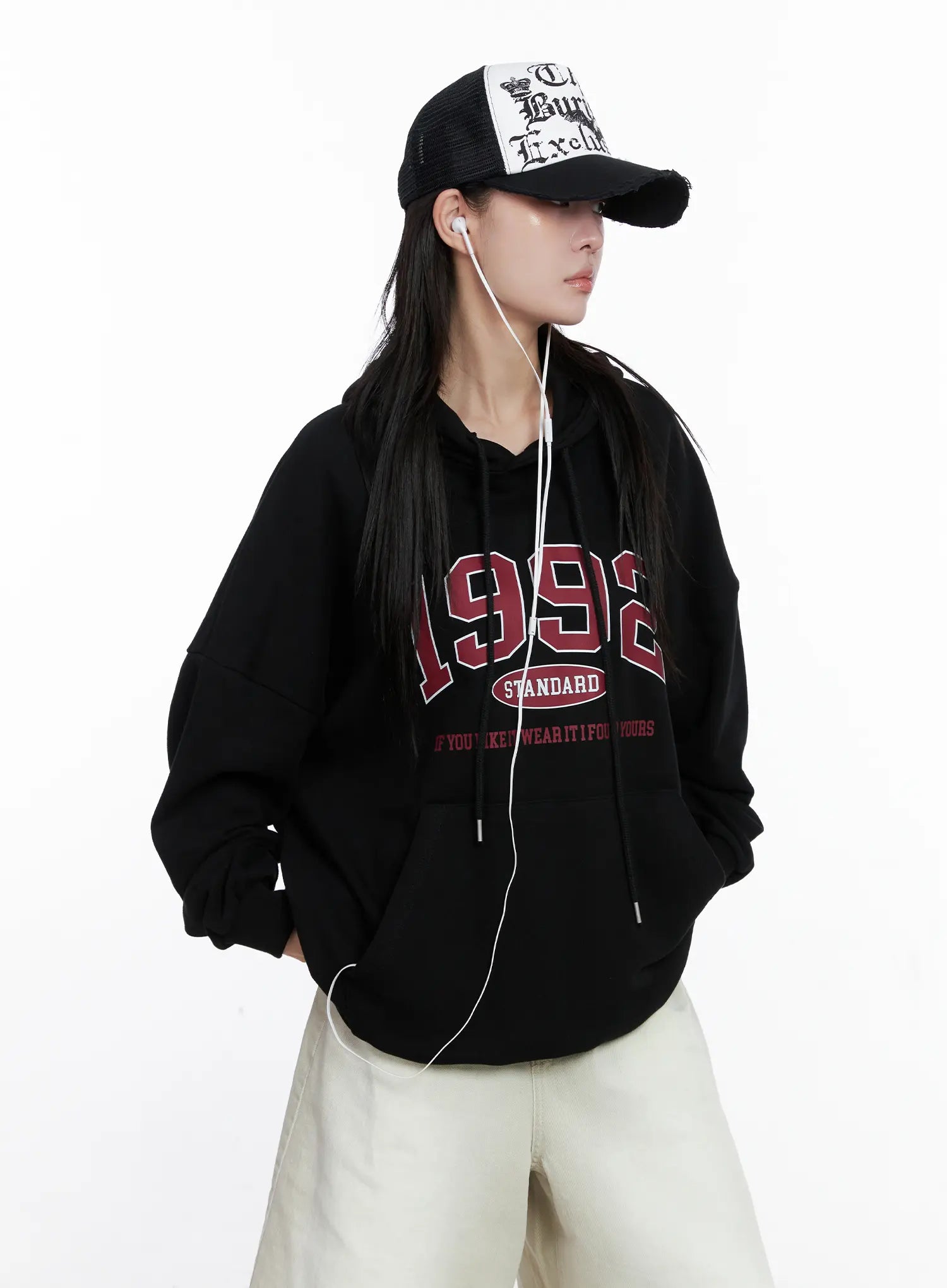 Oversized 1992 Graphic Hoodie CS510