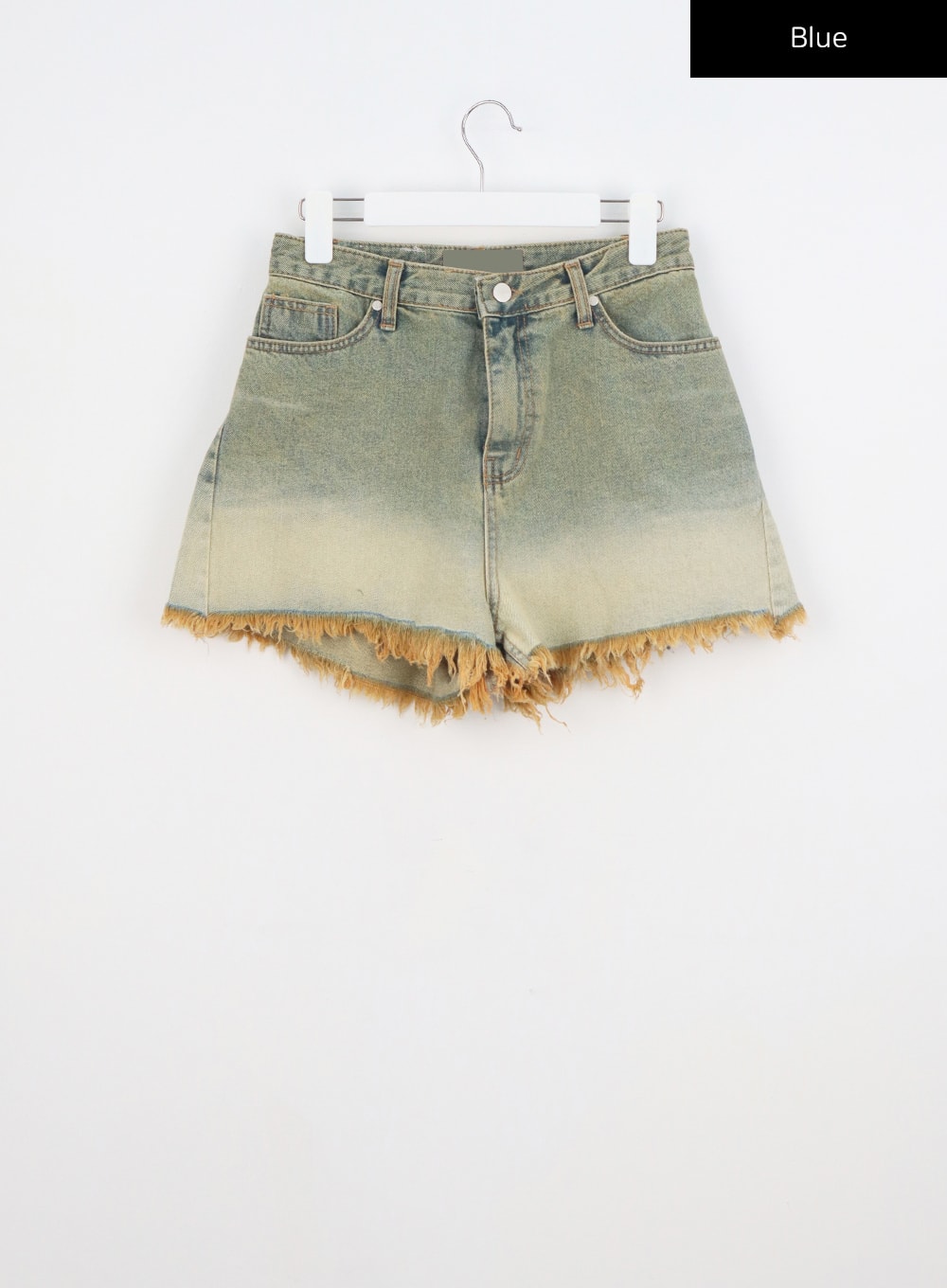 Denim Ripped Hem Shorts CY325