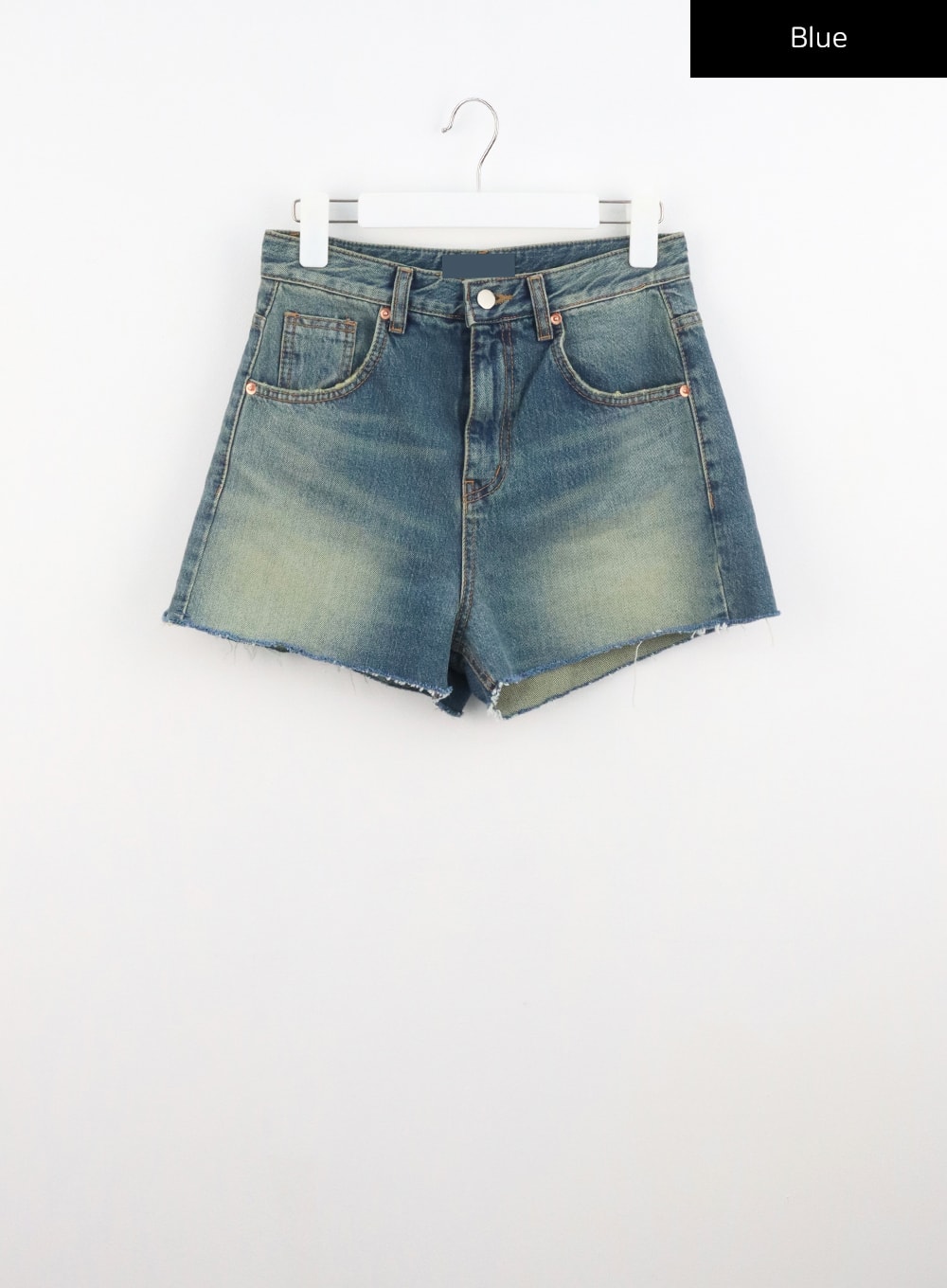 Mid-Wash Denim Shorts CU327