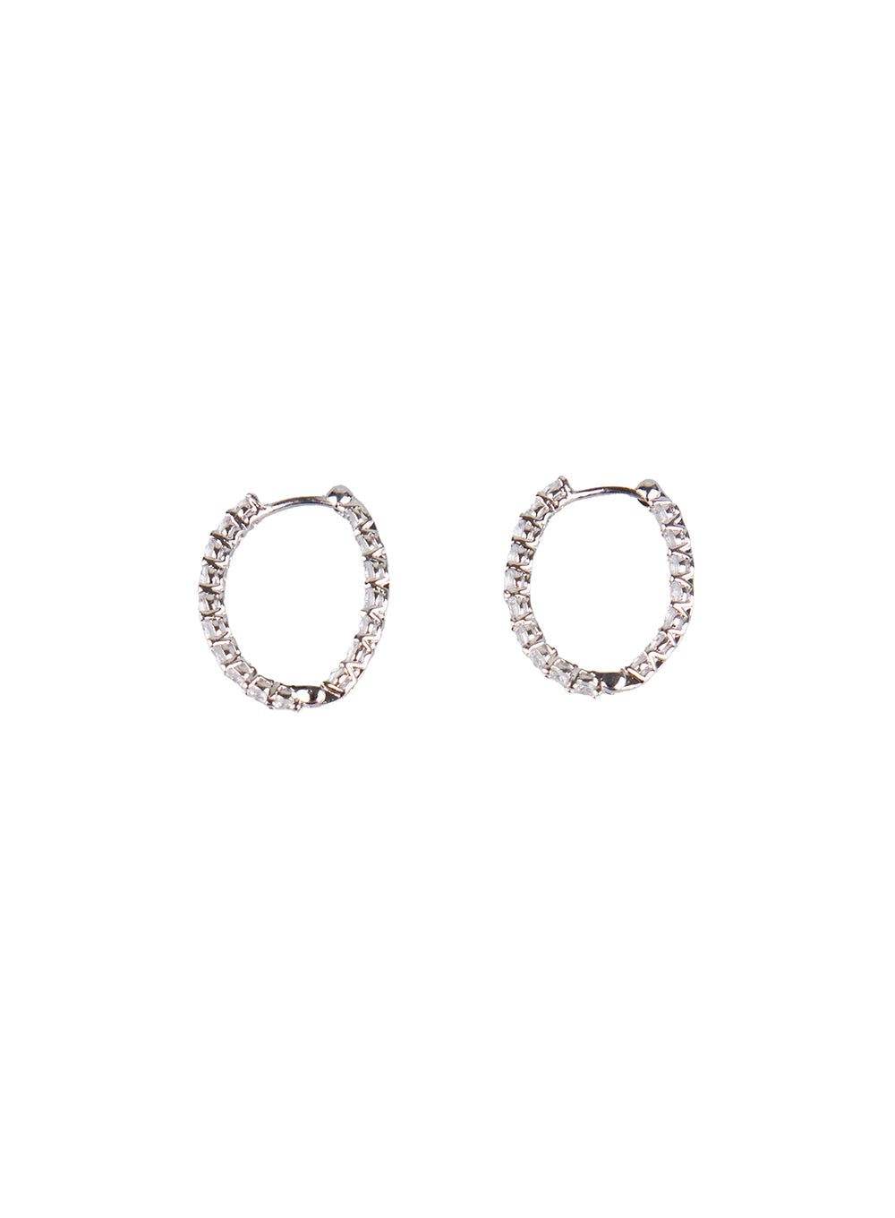Cubic Oval Earrings CJ521
