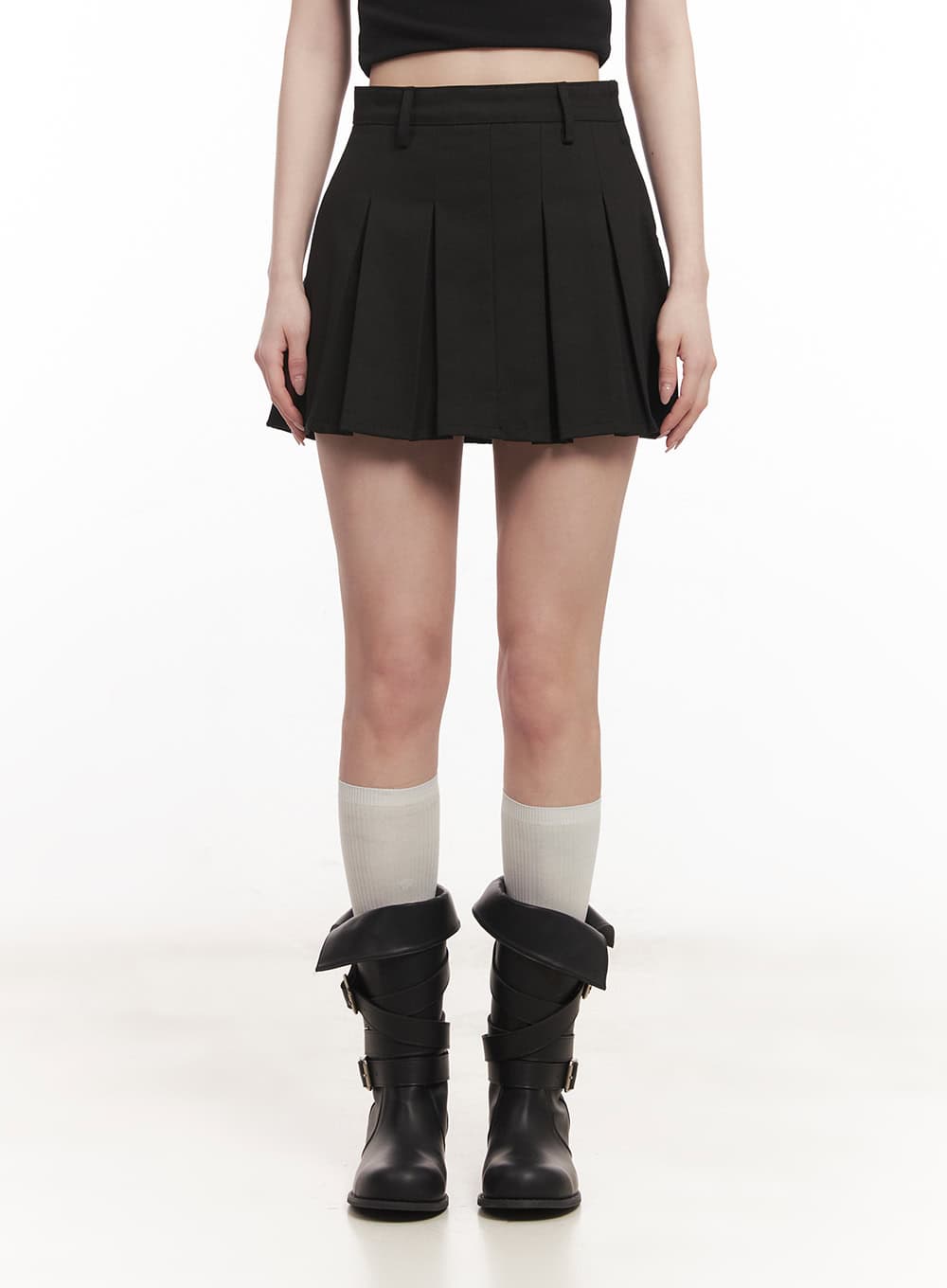 Classic Pleated Mini Skirt CM518