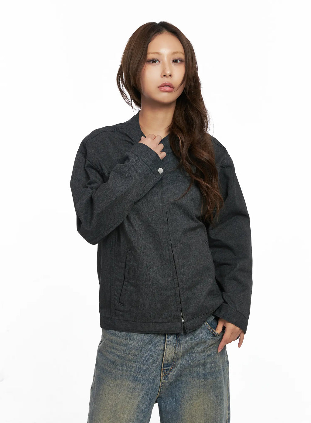 Denim Biker Jacket CO513