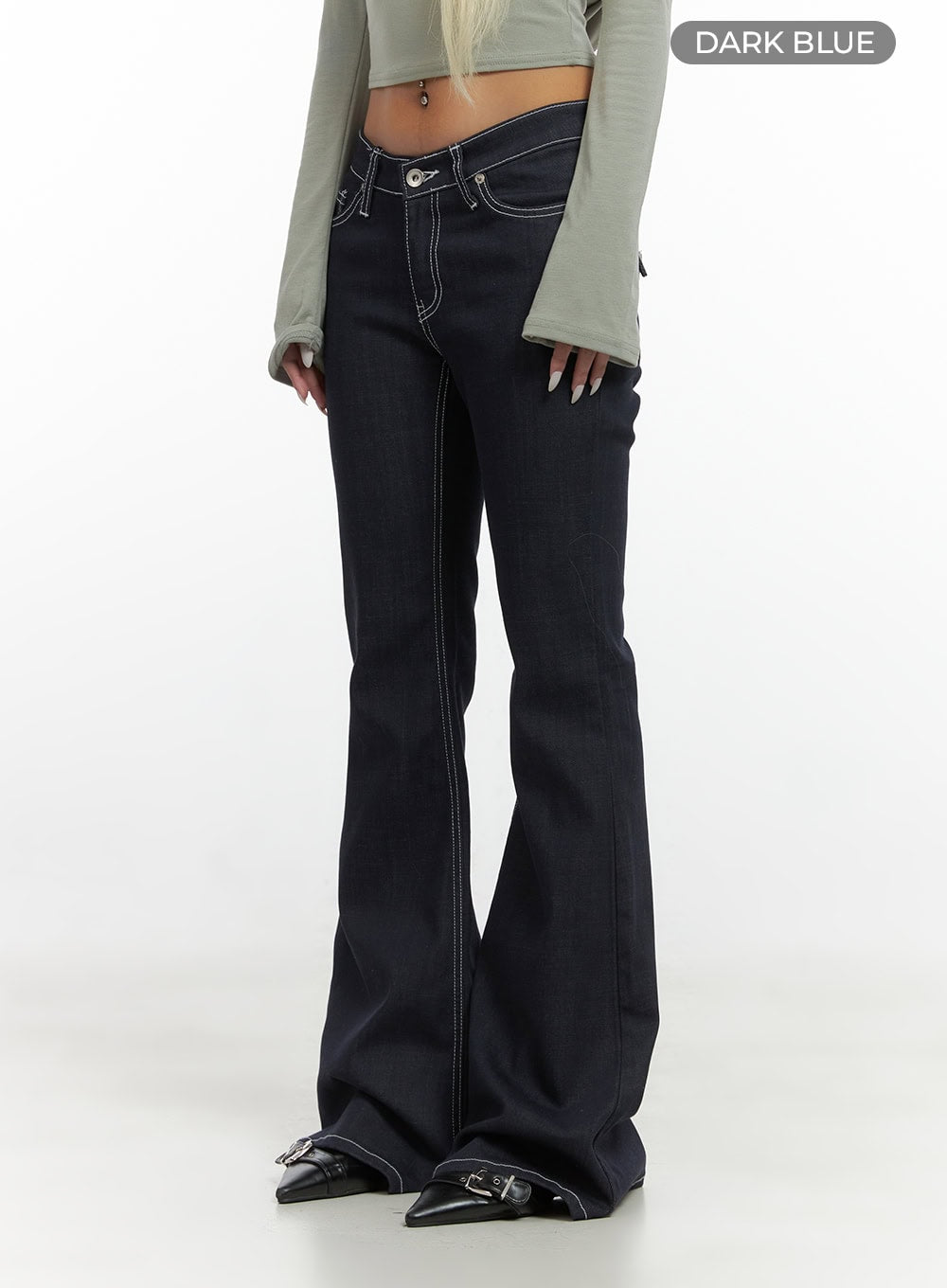 Jolie Classic SlimFit Cotton Bootcut Jeans CS425