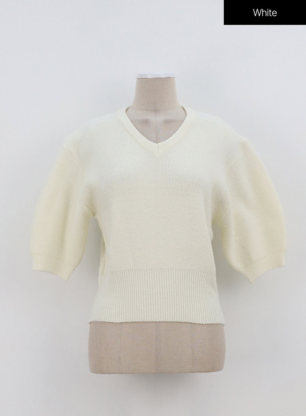 Half Sleeve V-Neck Sweater OA305