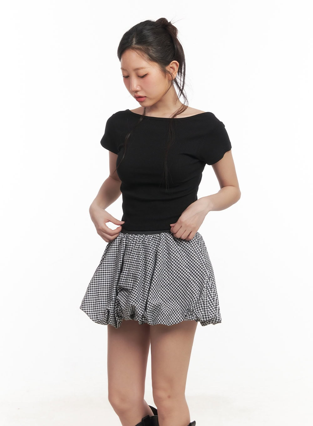 Backless Ribbed Crop Top CA529