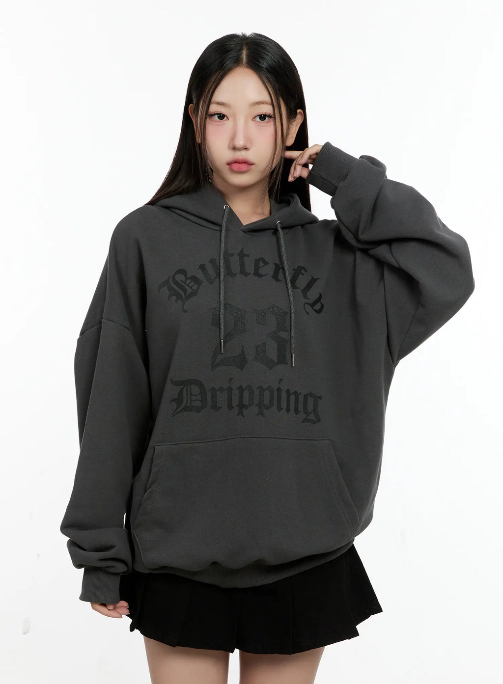 Oversized "Butterfly" Graphic Hoodie CG501