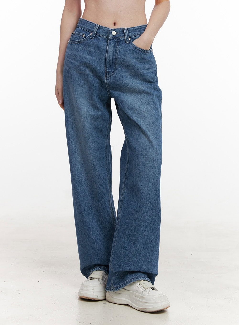 Nelly Wide Fit Denim Jeans OD418