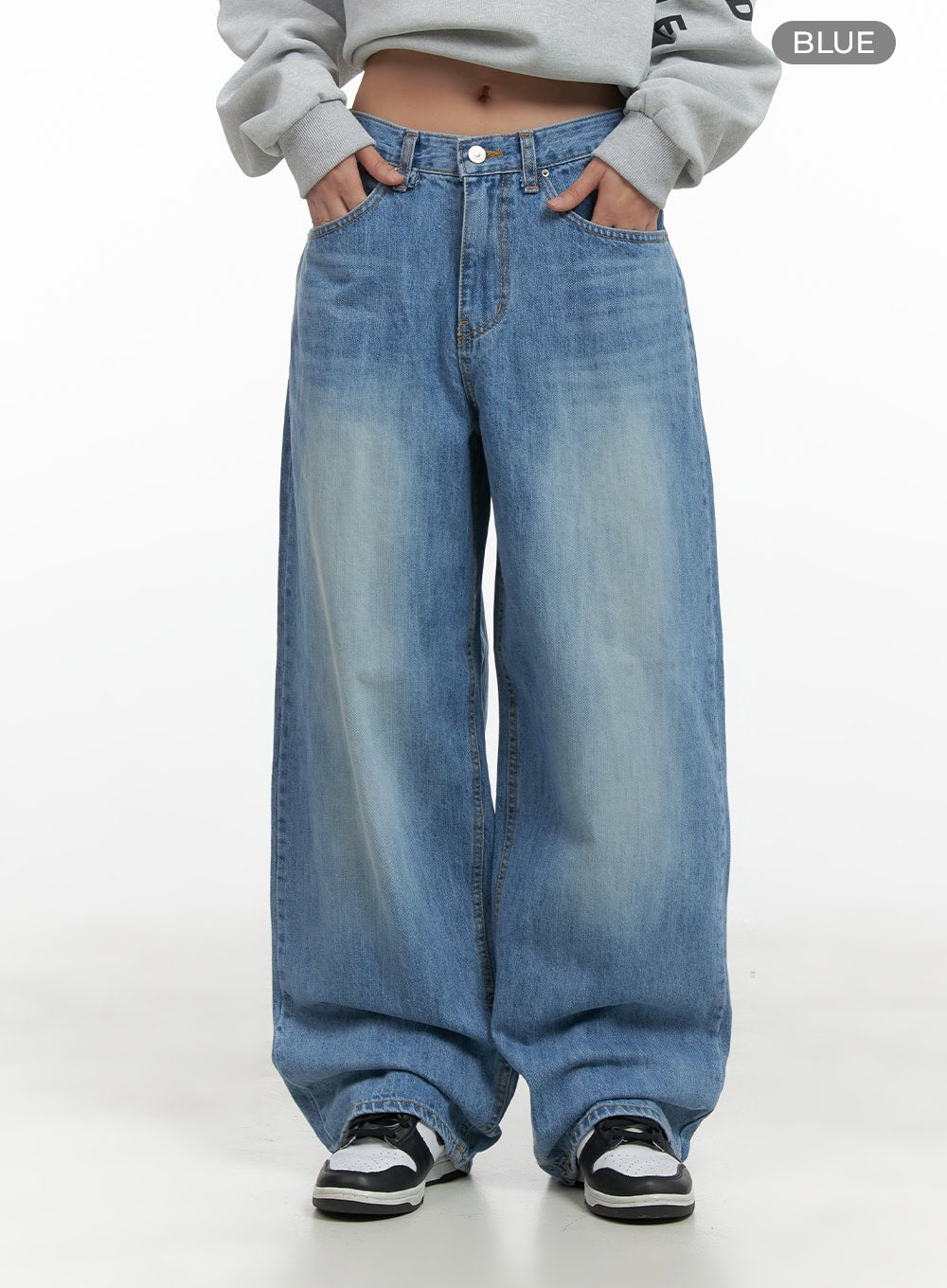 Noelle Wide Fit Denim Pants CO402