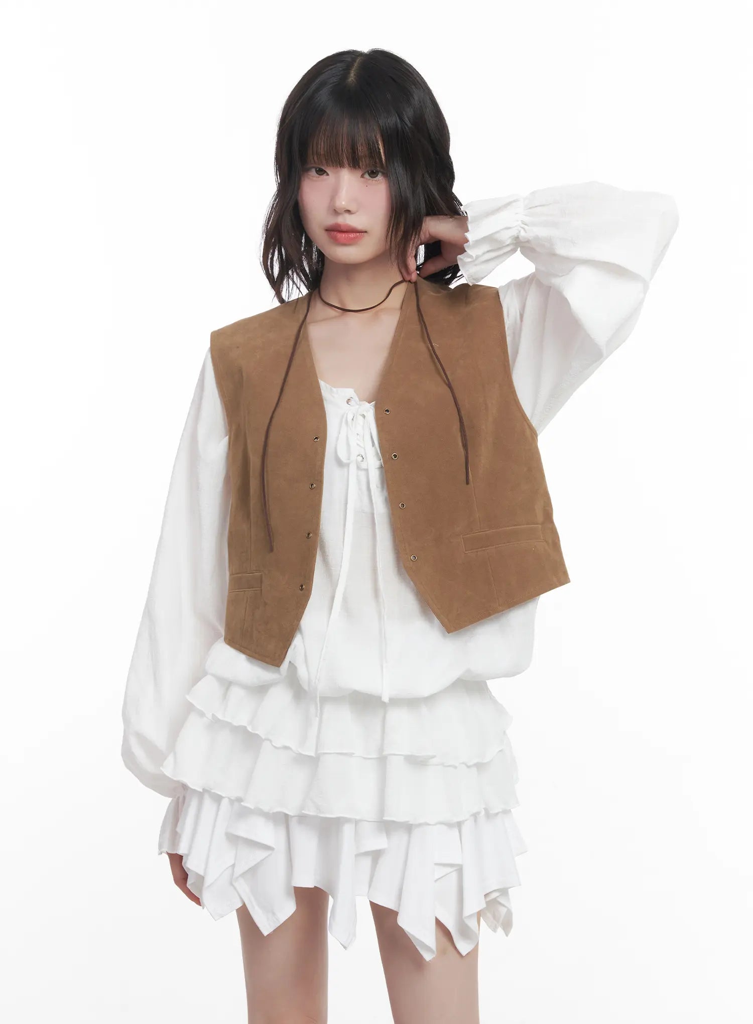 Vintage Cropped Vest CU520