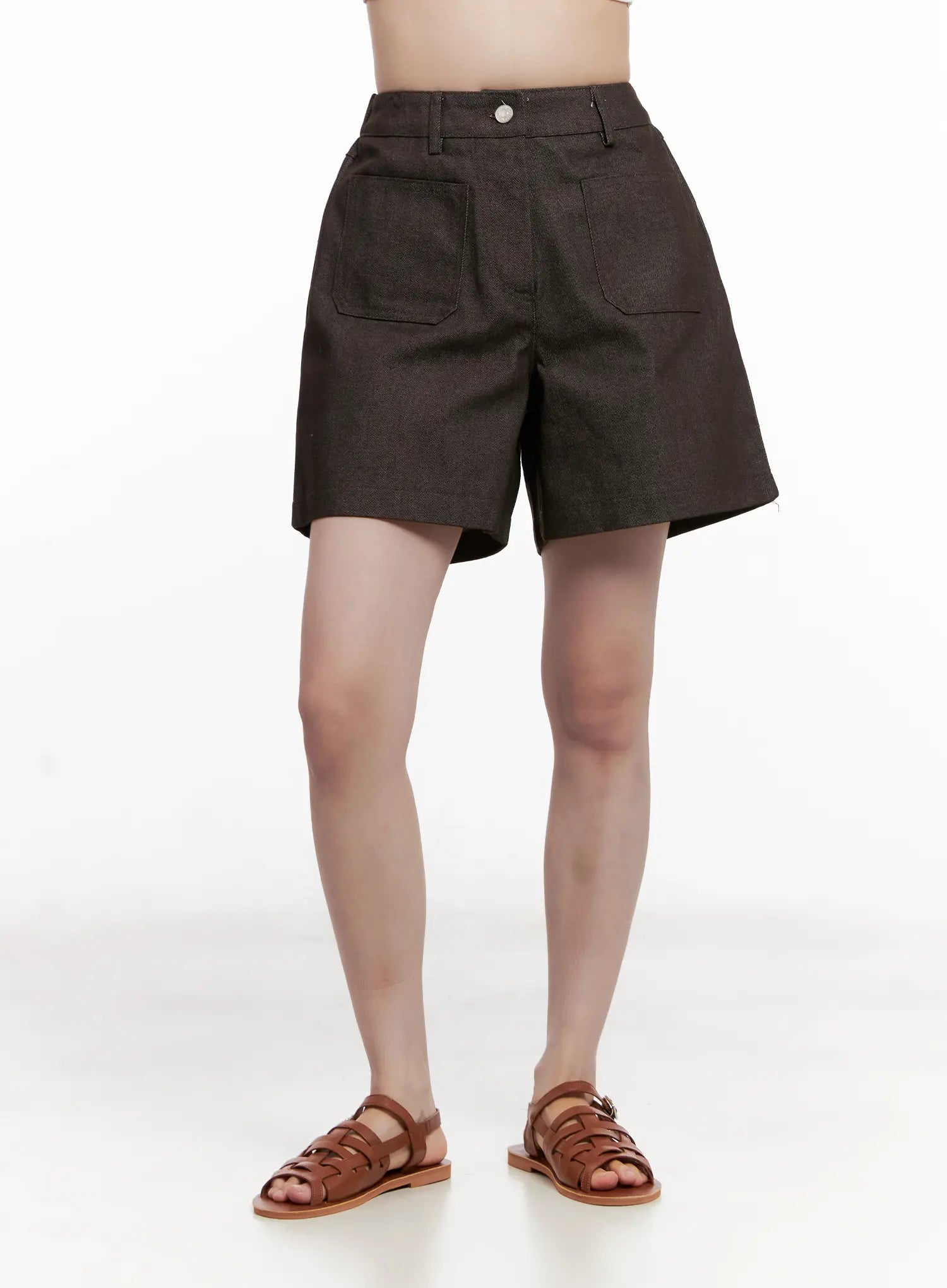 No-Fade Pocket Denim Shorts CL515