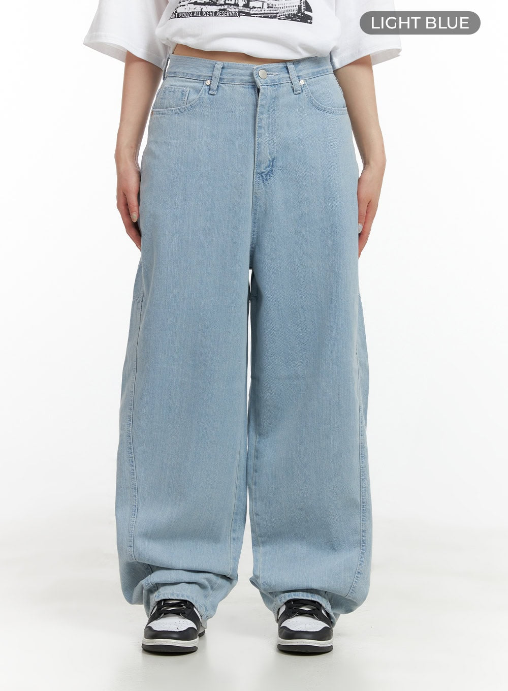 Low Rise Wide Fit Baggy Jeans CL422