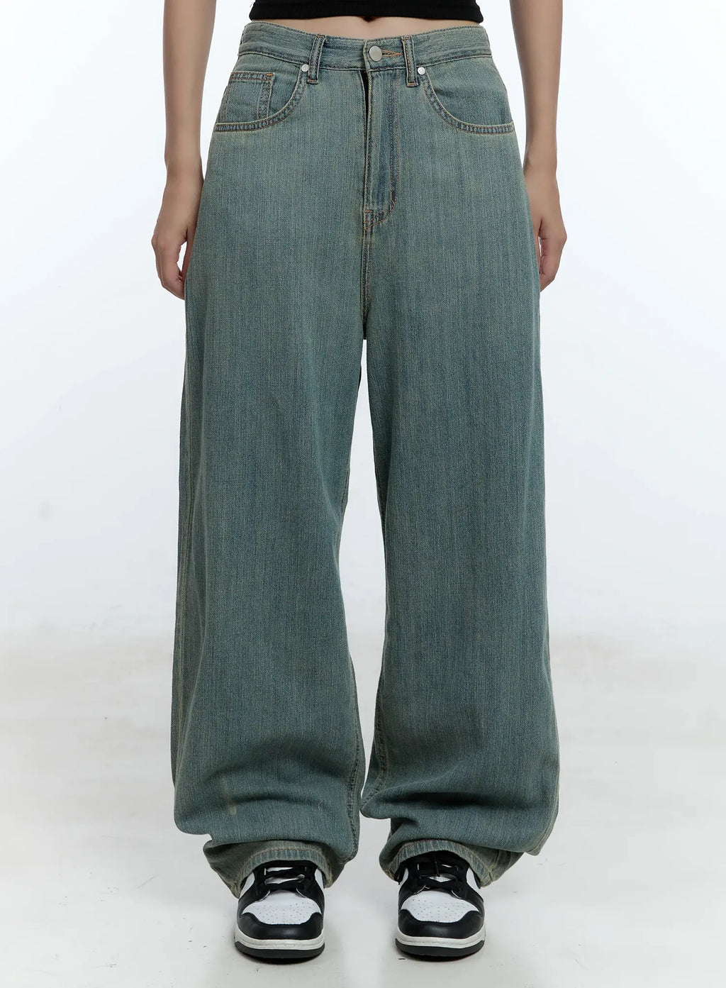 Minna Washed Baggy Jeans CU526