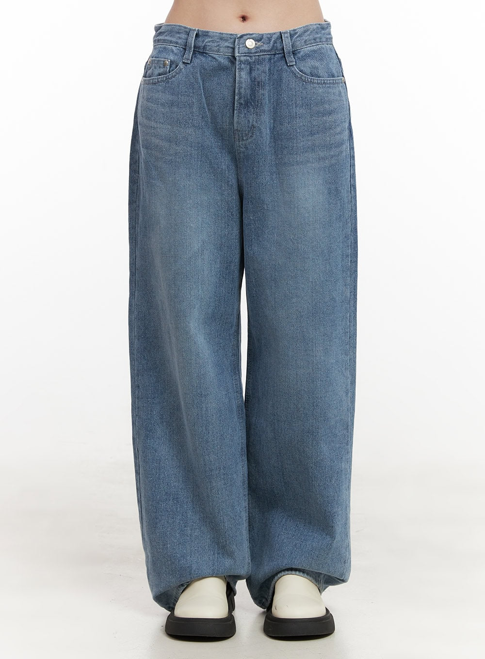 Mandy Washed Wide Leg Jeans OD418