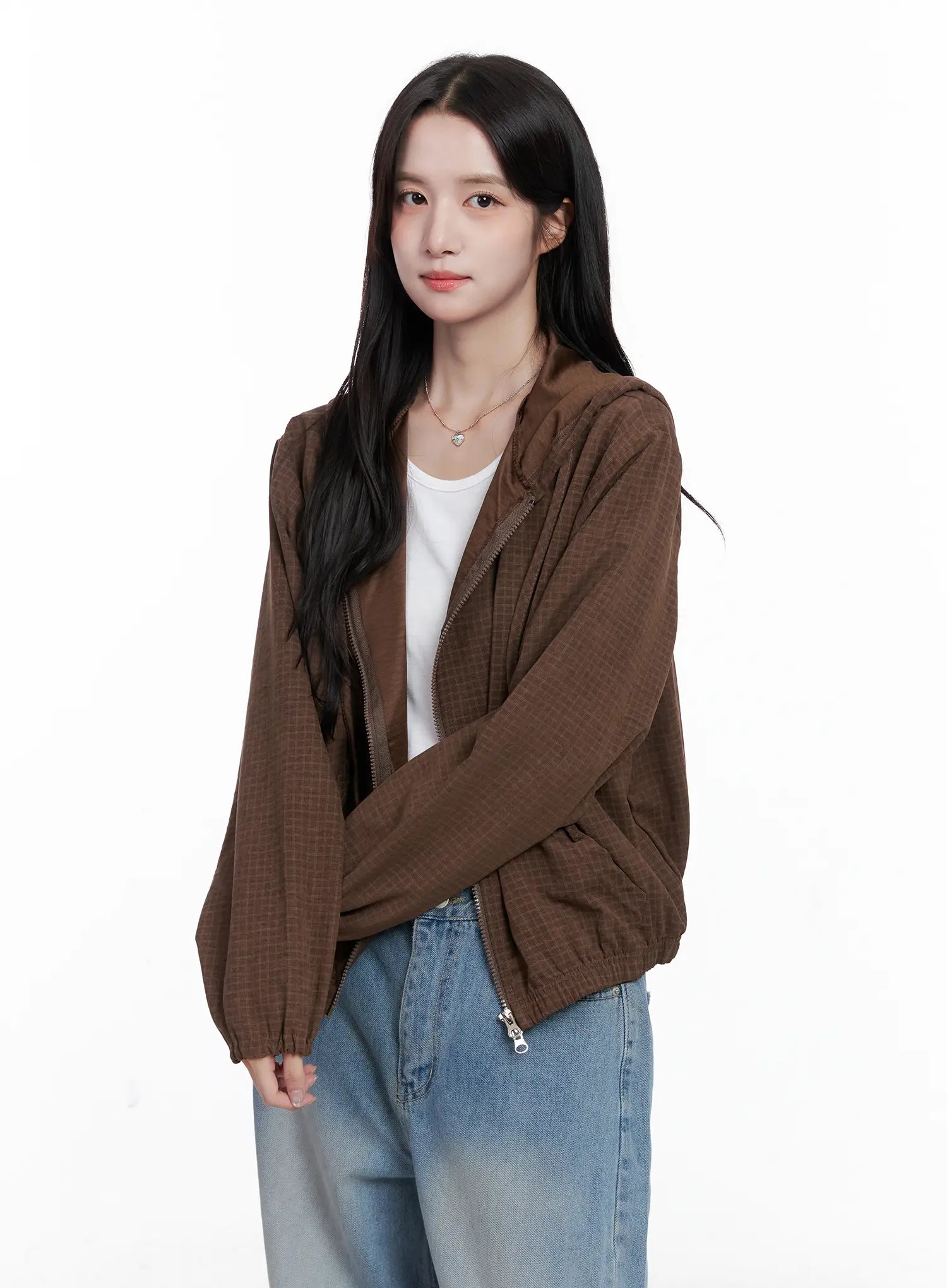 Minimalist Checkered Hoodie CS519