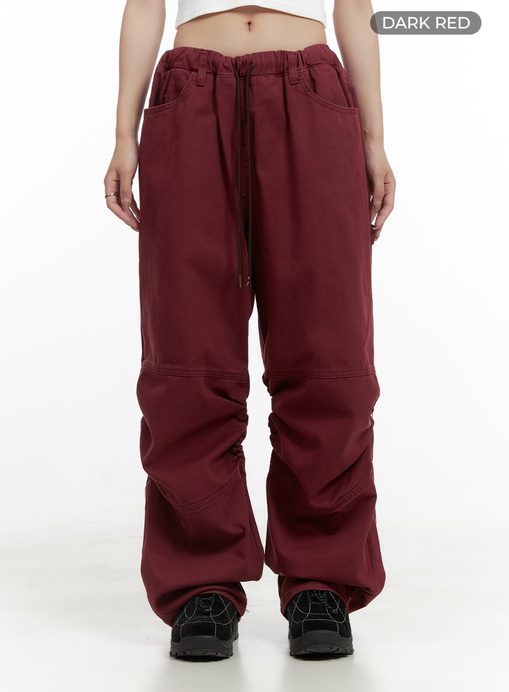 Shirred Cotton Banded Pants (UNISEX) CG420
