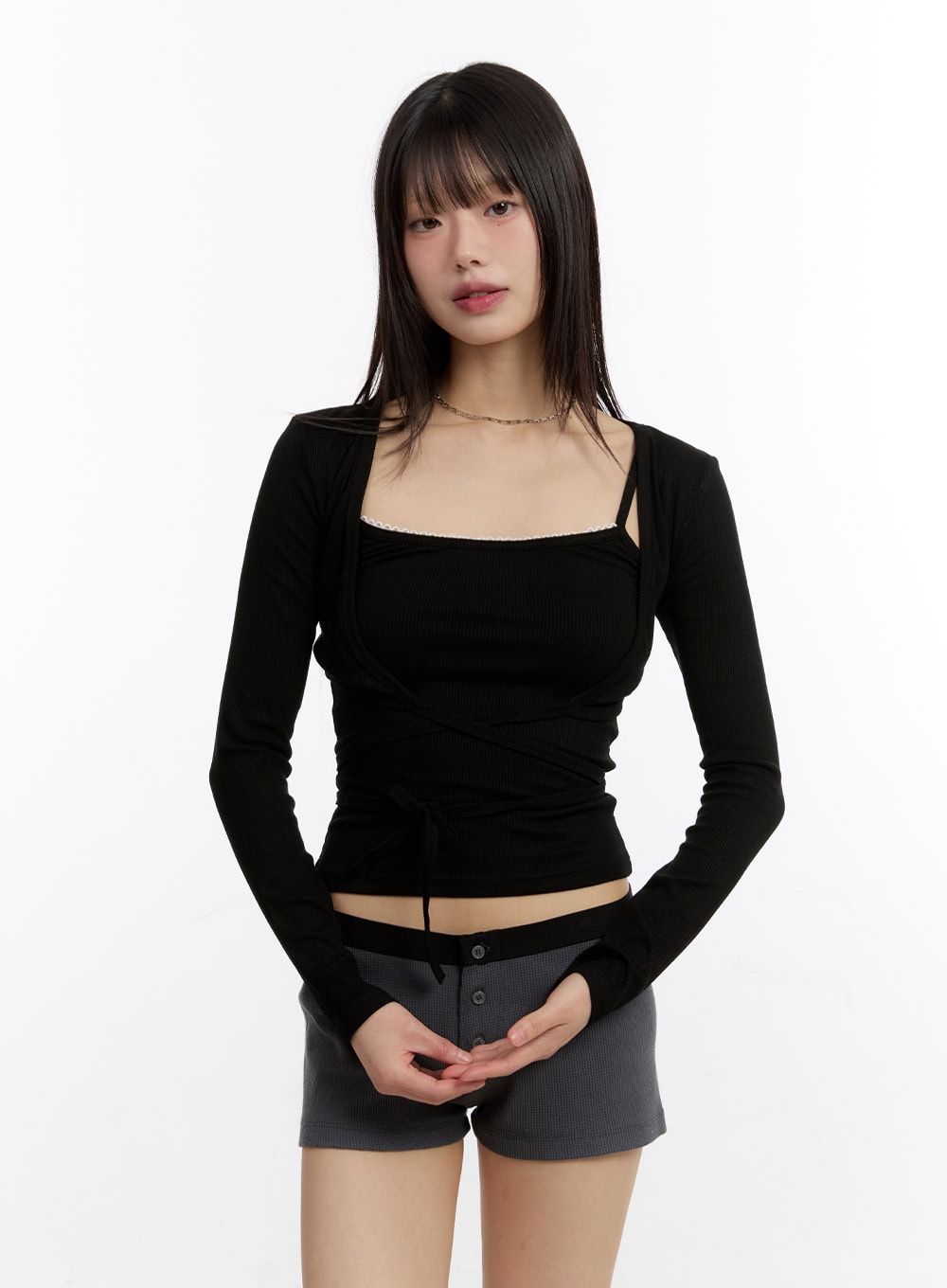 Strap Slim-Fit Bolero CM518