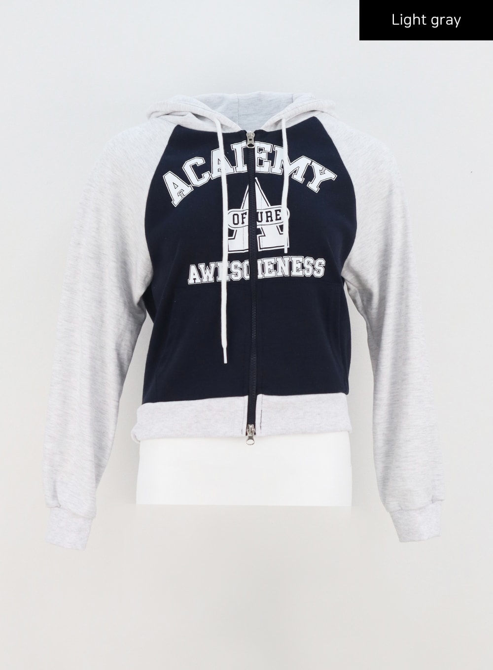 Graphic Zip-Up Hoodie CA318