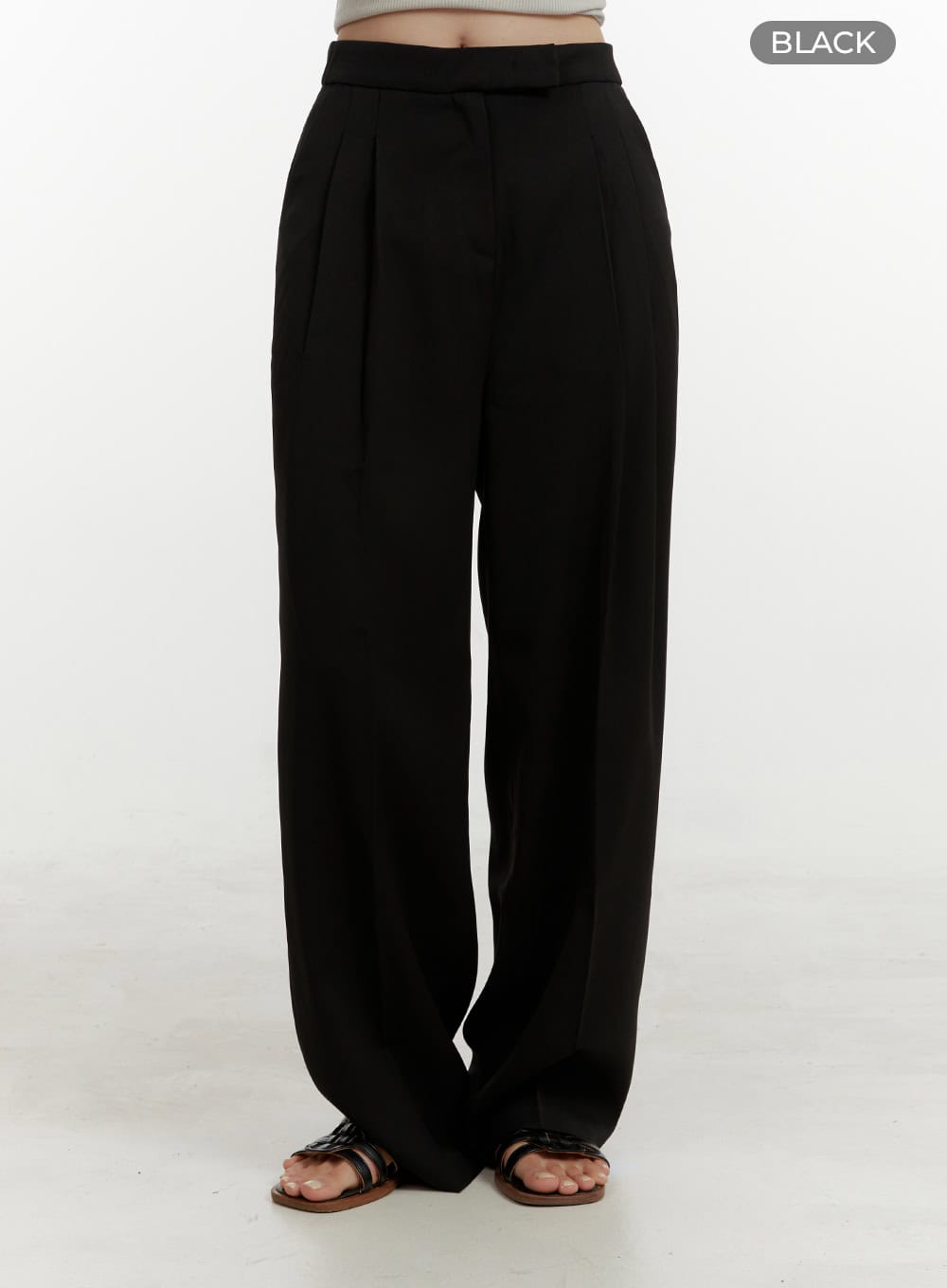 Pintuck Loose-Fit Trousers OY409