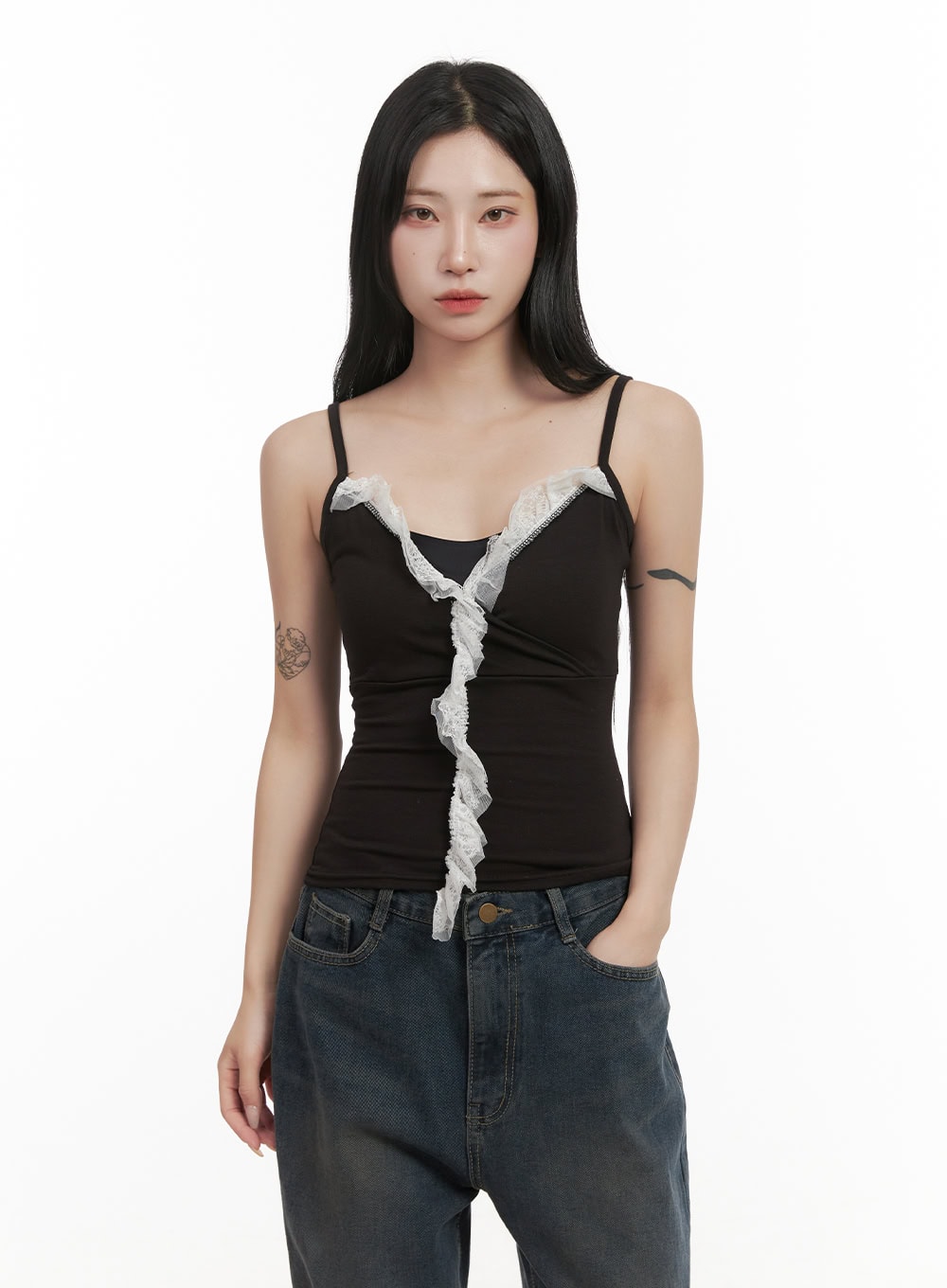 Frill Lace Cami Top CD406