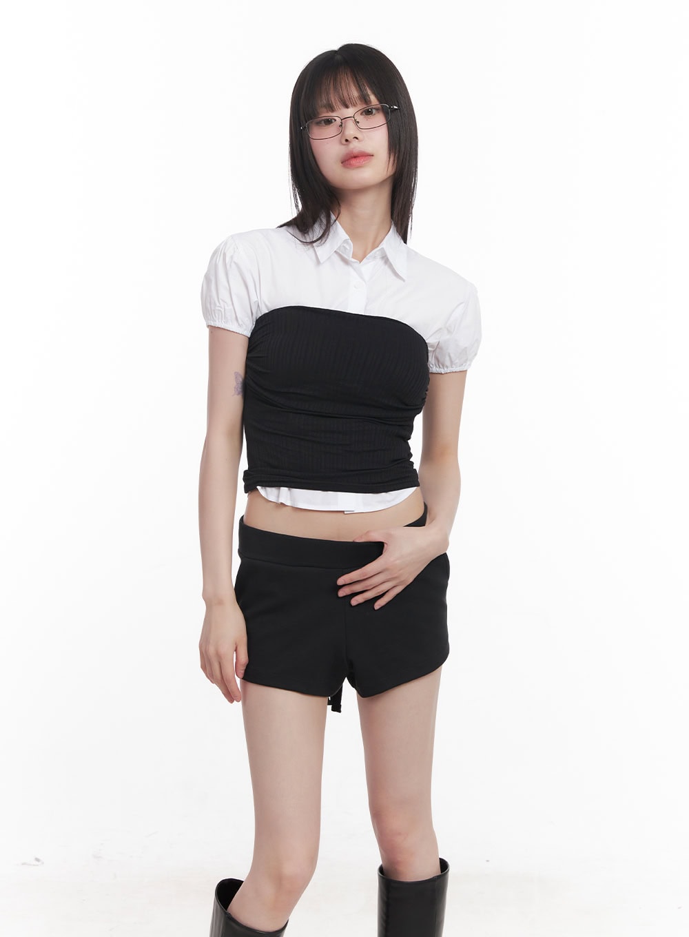 Shirred Tube Top CU506