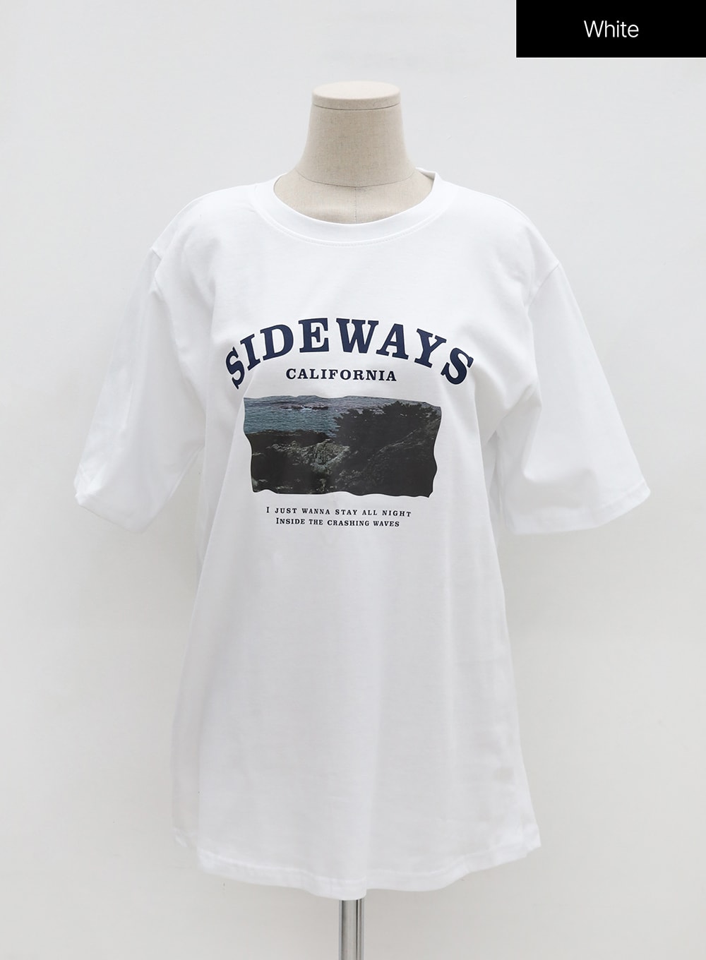 Sideways Graphic Oversized Tee OU19