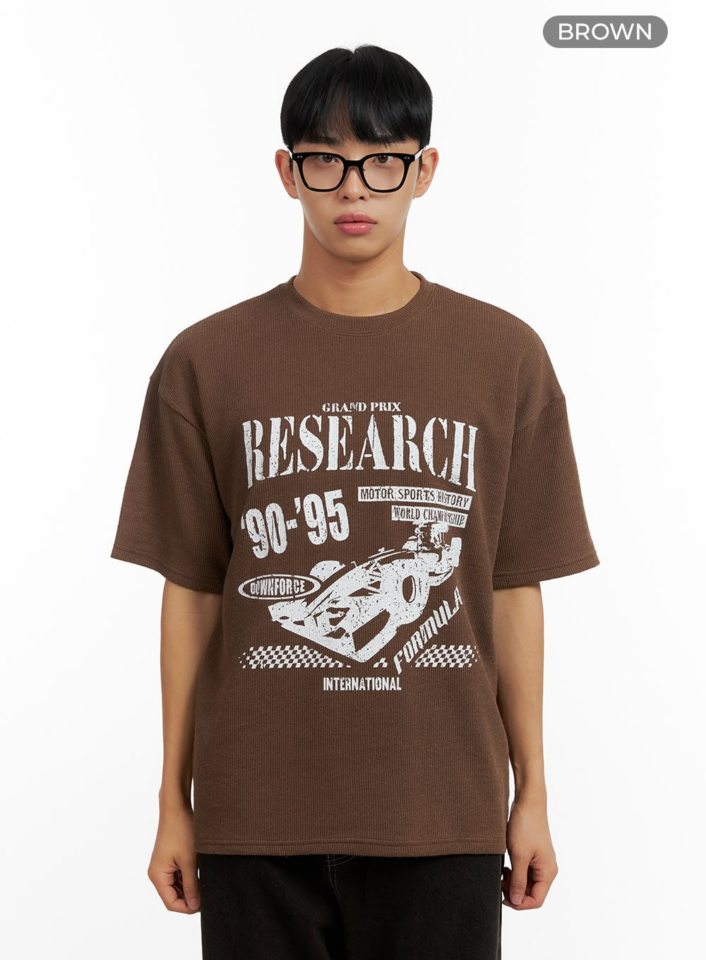 Men's Comfy Graphic Print T-Shirt CL429