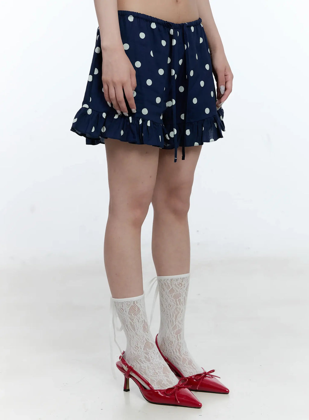 Polka-Dot Ruffle Shorts CG501