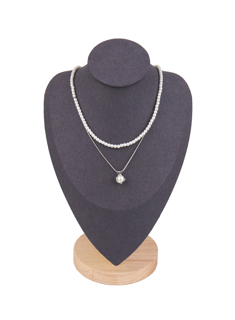 Two String Fake Pearl Necklace CJ521