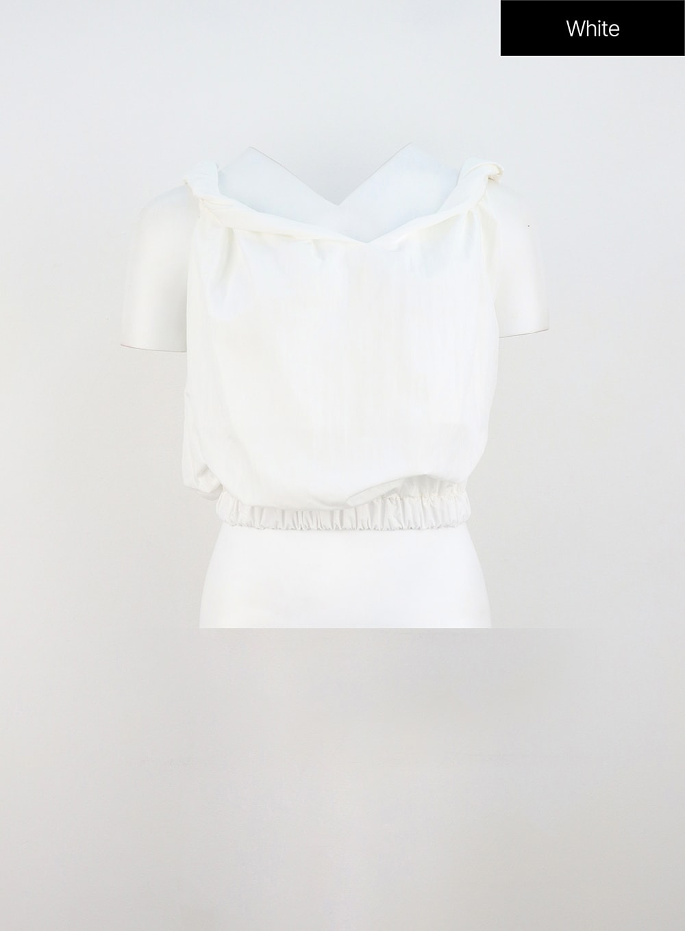 Scoop Back Cropped Top OU319
