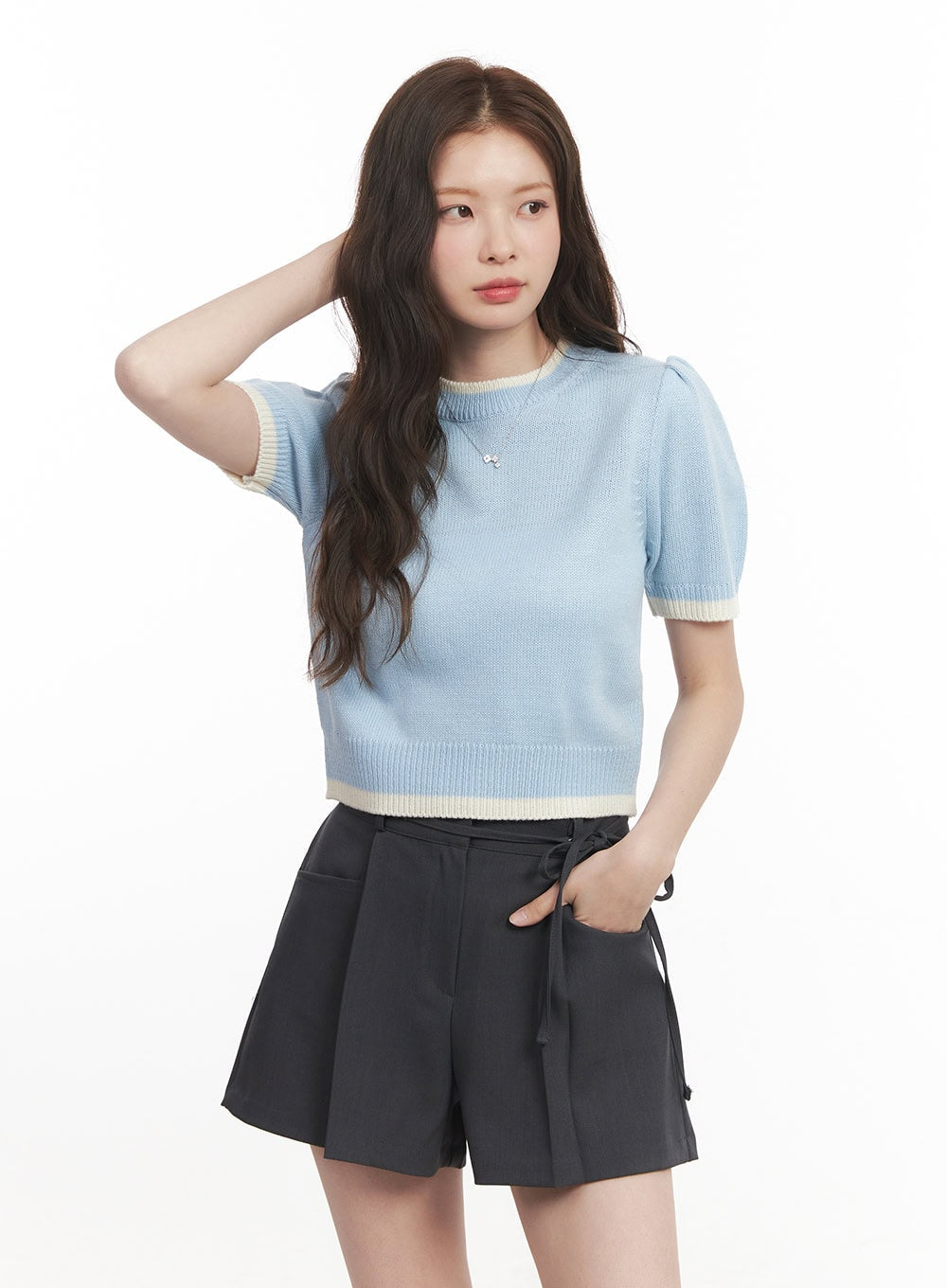 Cozy Half-Sleeve Sweater CA502