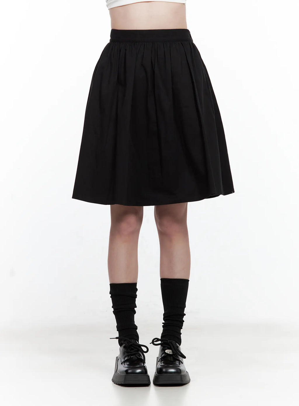 Classic Black Midi Skirt CL502
