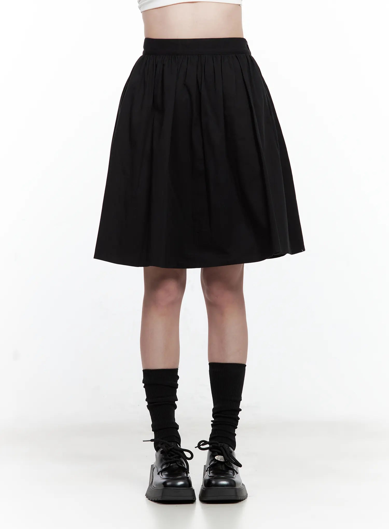 Classic Black Midi Skirt CL502
