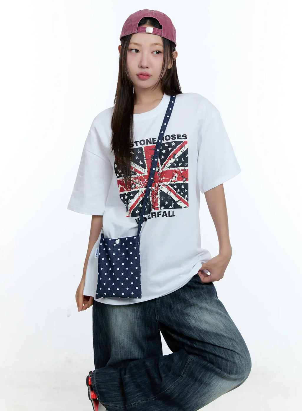 Oversized Flag Graphic Tee CU527