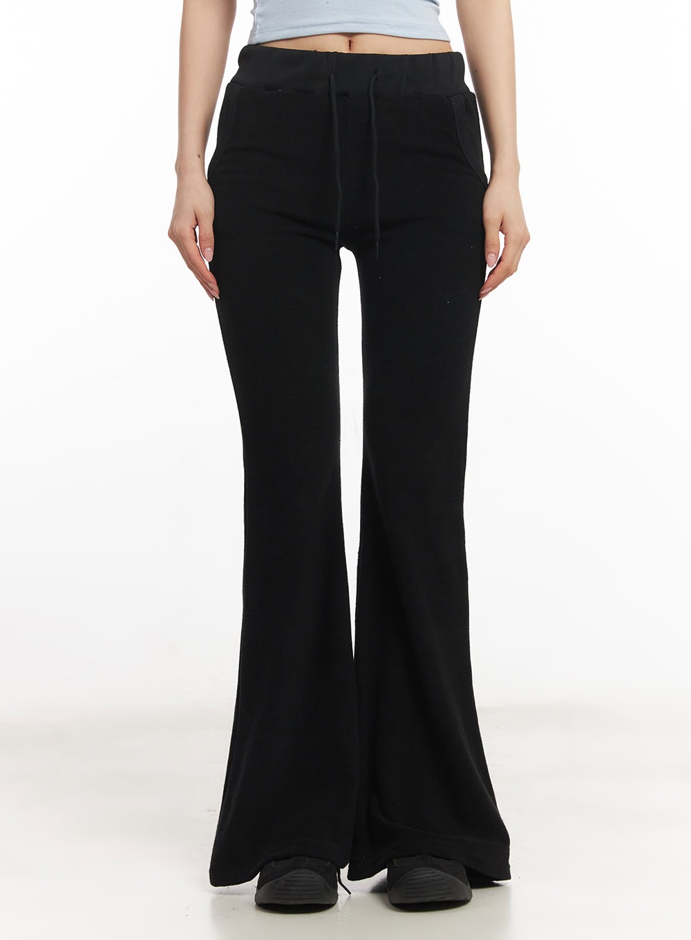 Hot Velvet Bootcut Sweatpants CA503