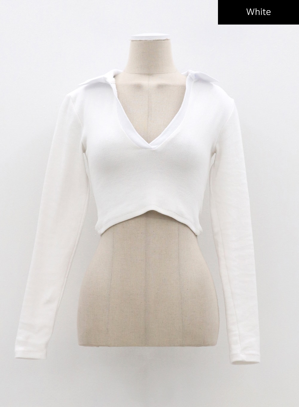 V-Neck Cropped Top CM327