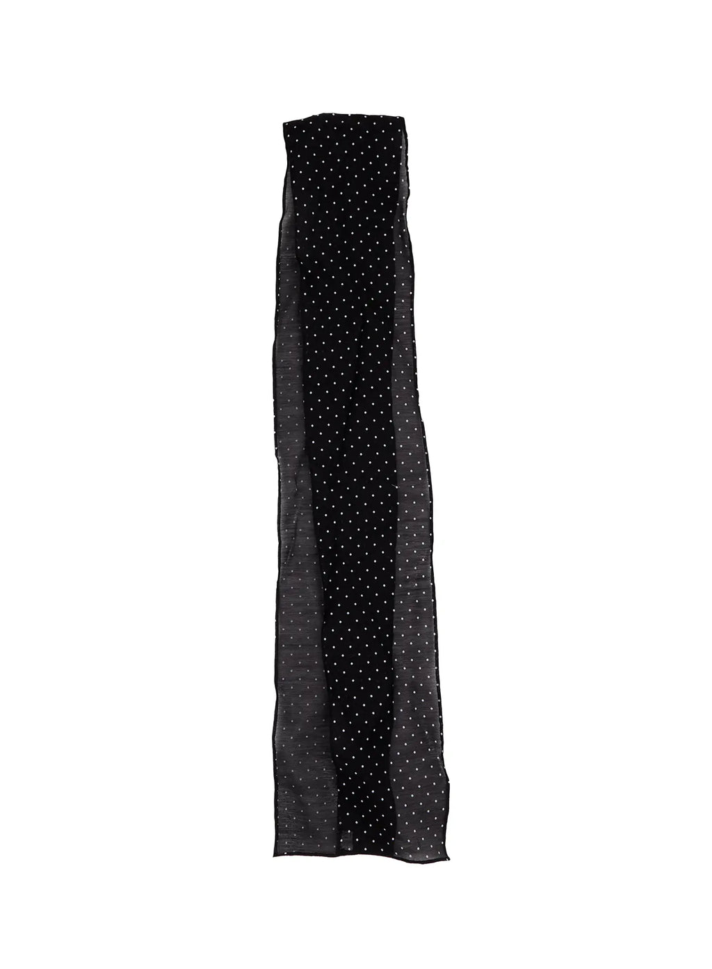 Sheer Polka Dot Skinny Scarf CS524