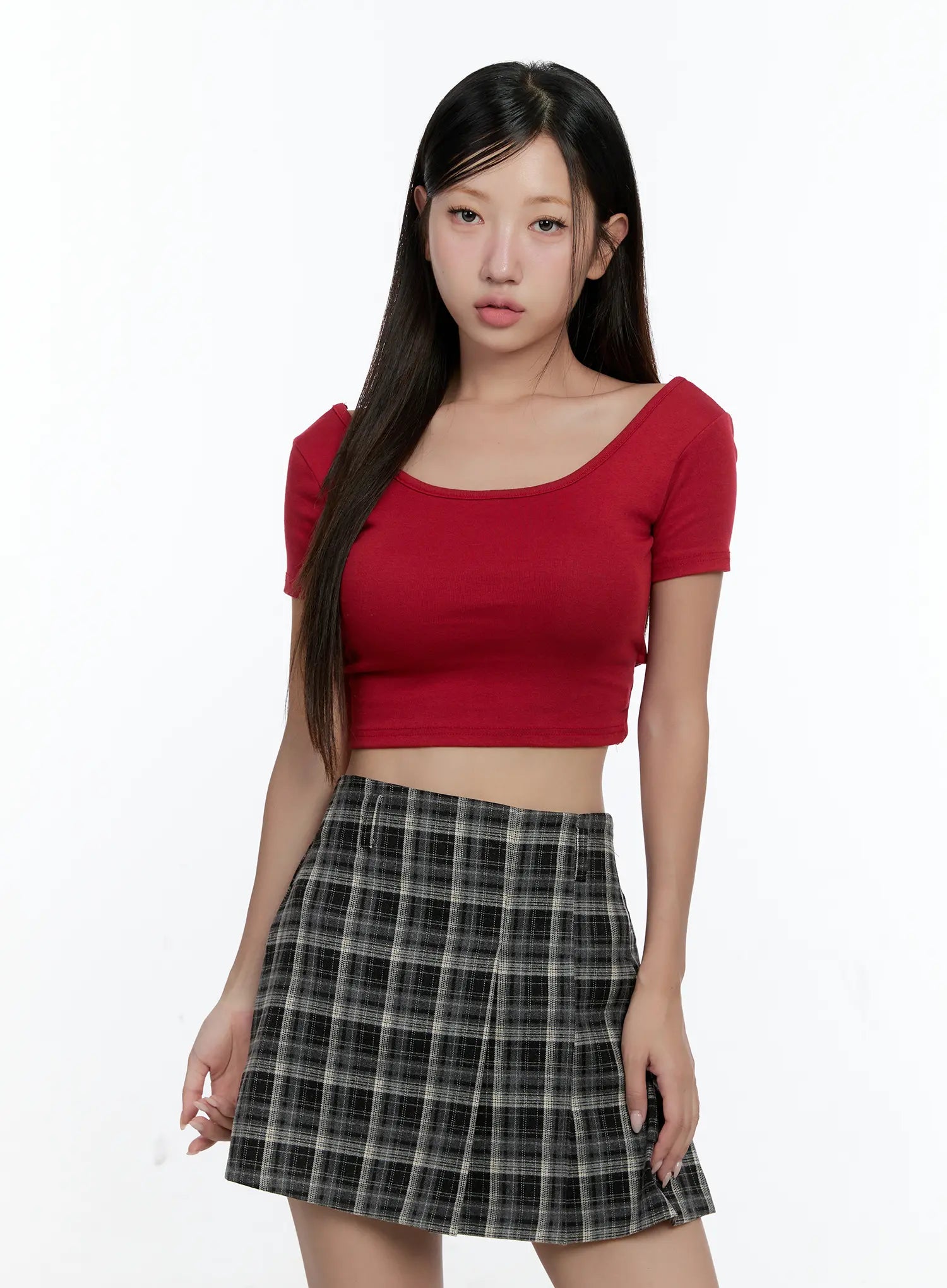 Back Twist Crop Top CS518