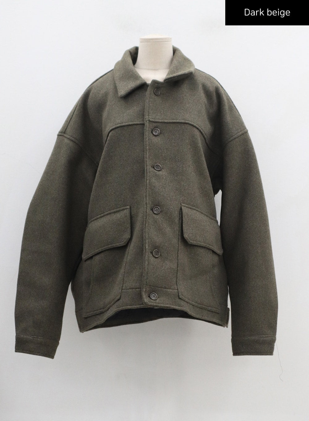 Oversize Button Jacket CD14