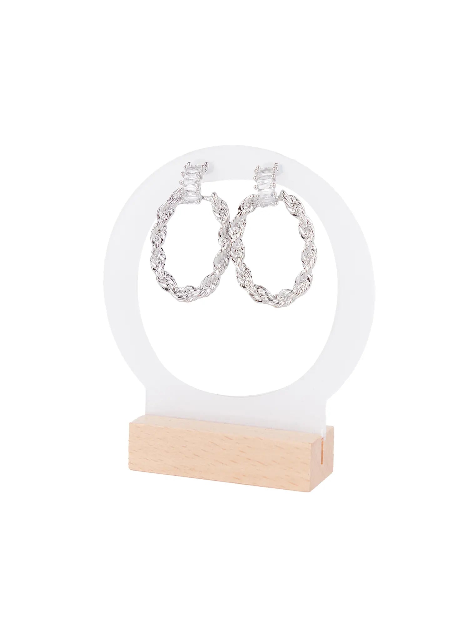 Braided Hoop Earrings CS523
