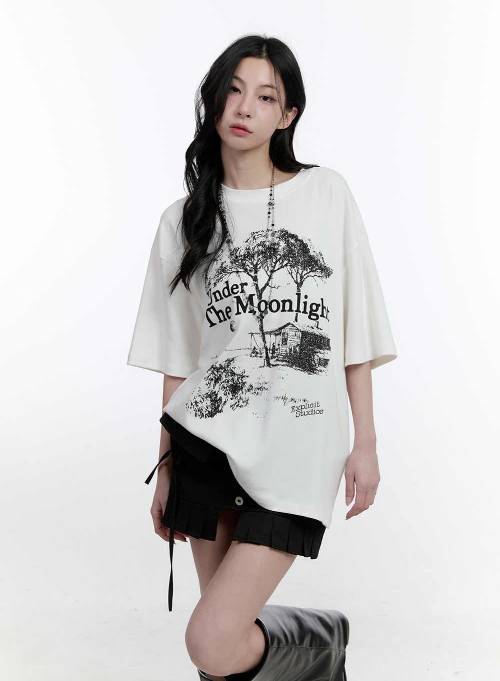 Warm Graphic Oversized T-Shirt CJ520
