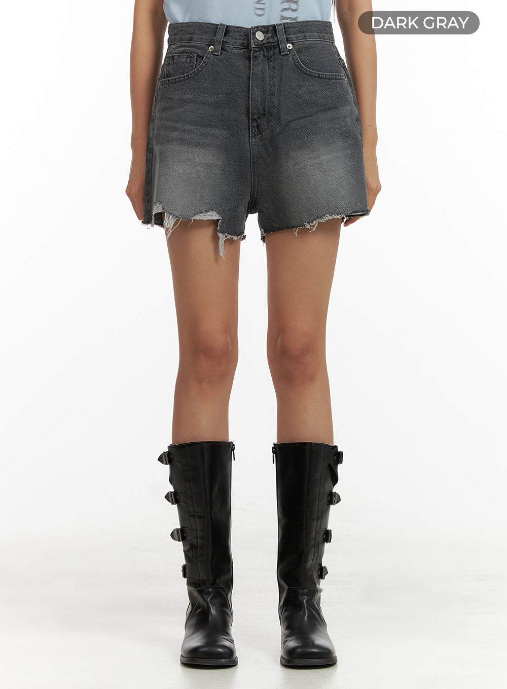 Washed Denim Shorts CU414