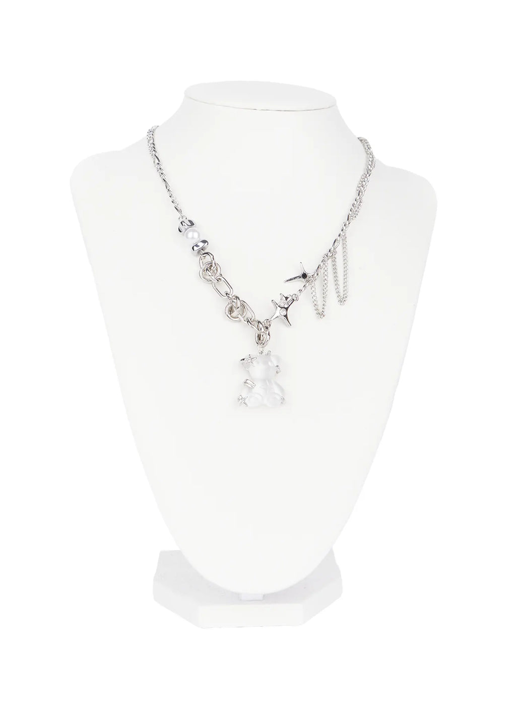 Kpop Teddy Pendant Chain Necklace CG529